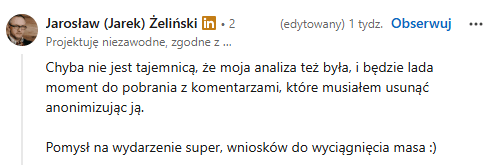 Opinia uczestnika 1